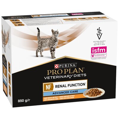 20x85g | Purina Pro Plan Veterinary Diets Feline NF Advance Care, kurczak, karma mokra dla kota |  na start