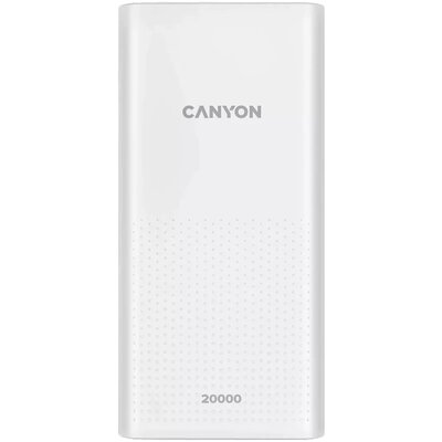 Canyon Powerbank PB-2001, 20000mAh CNE-CPB2001W Biała