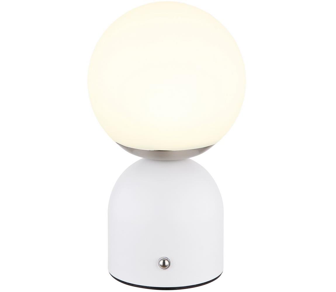 Globo 21006W - LED Ściemnialna dotykowa lampa stołowa JULSY LED/2W/5V biała