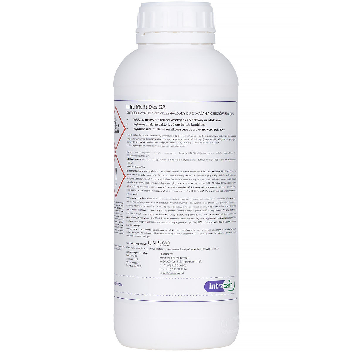 Intra Multi-Des GA dezynfekcja budynków inwentarskich i nasączania mat 1 l