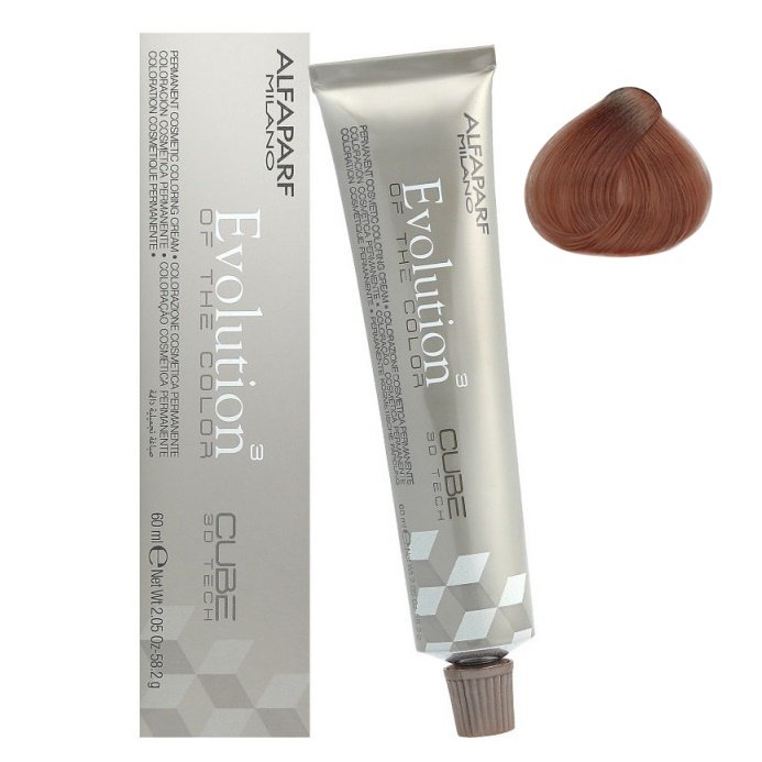 Alfaparf, Evolution of the Color Cube, Farba do włosów, 7.24 Crystal Brown, 60ml