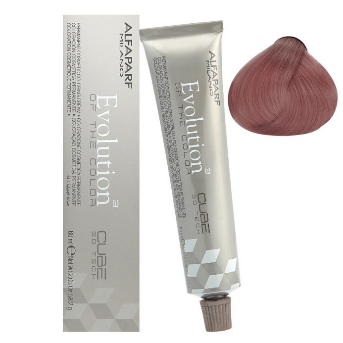 Alfaparf, Evolution of the Color Cube, Farba do włosów, 8.221 Crystal Rose, 60ml