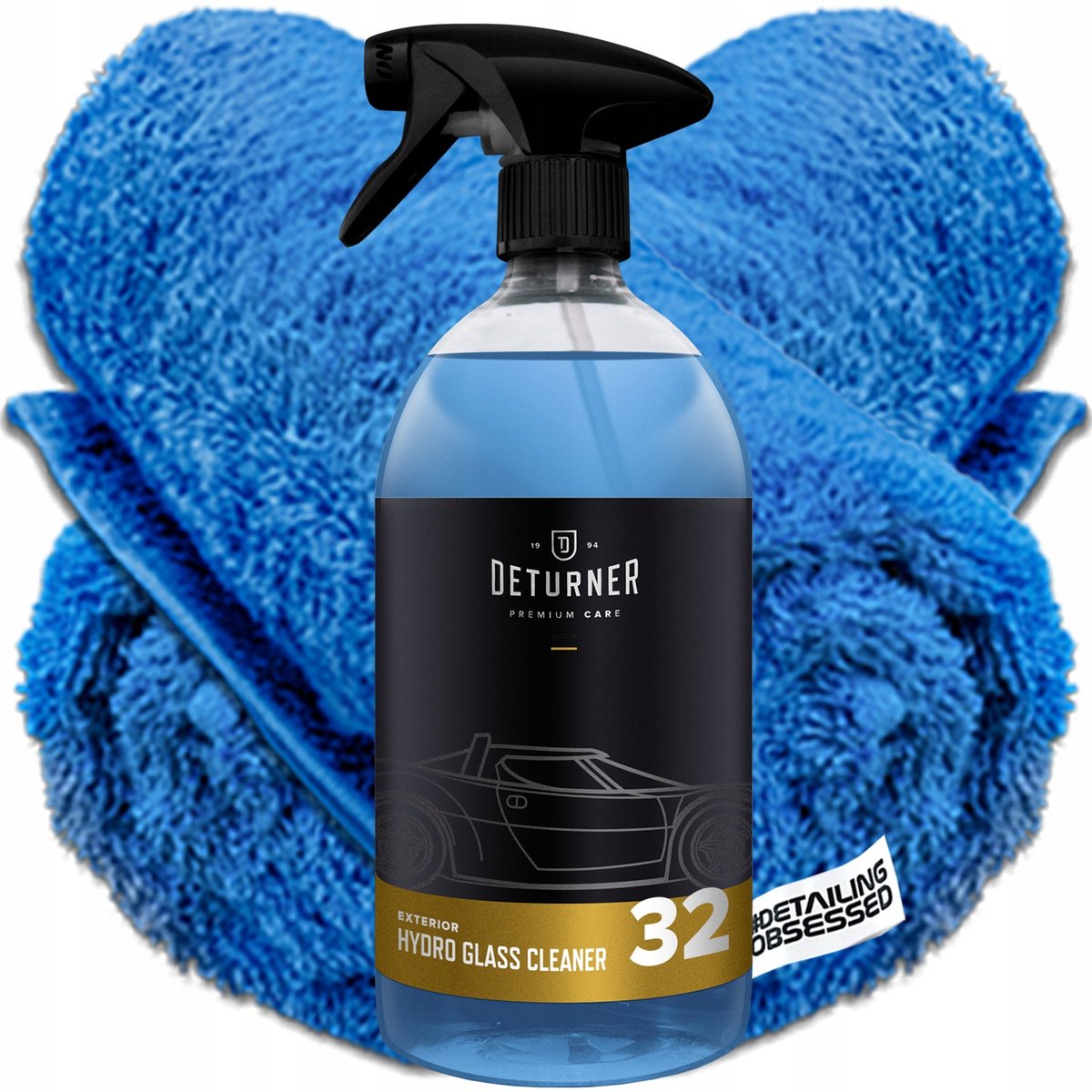DETURNER HYDRO GLASS CLEANER 1L płyn do mycia szyb z efektem hydrofobowym
