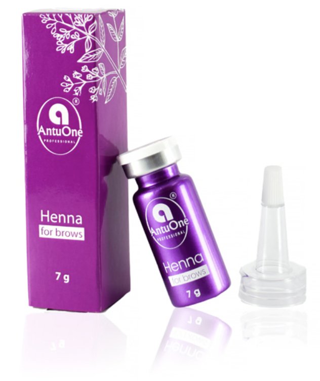 Project Lashes, Henna Pudrowa Do Brwi Antuone, Ciemny Brąz, 7g