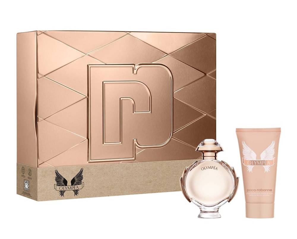 Фото - Жіночі парфуми Paco Rabanne  zestaw (Olympea woda perfumowana dla kobiet 50ml + Balsam d 