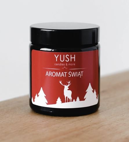 Świeca Sojowa Yush - Aromat Świąt