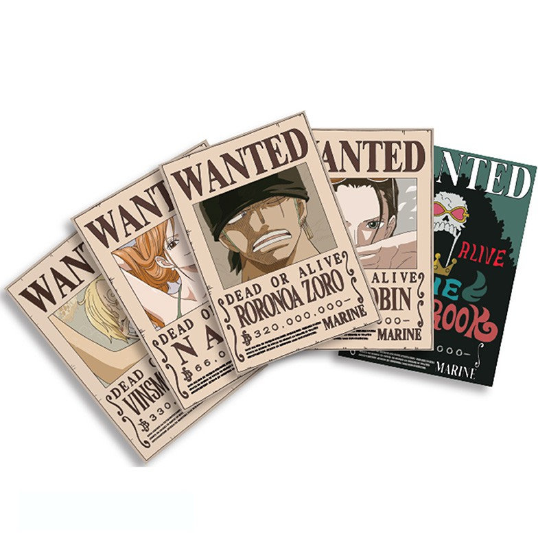 Pocztówki One Piece - Wanted 2 - 14,8X10,5 Cm