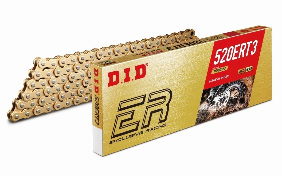 DID 520 ERT3 G&G-116 ŁAŃCUCH ZŁOTY 116 OGN. BEZ O-RINGÓW