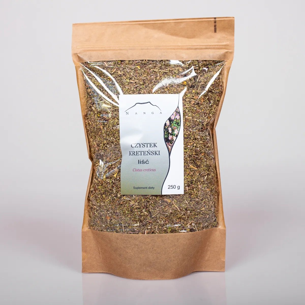 Nanga, Czystek Kreteński Liść Cięty, 250g