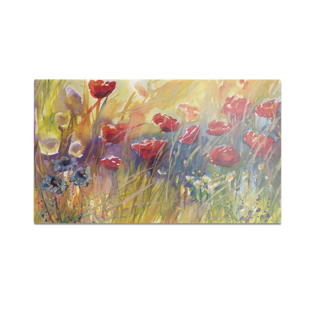 Szklana deska do krojenia HOMEPRINT Maki na polanie 60x52 cm