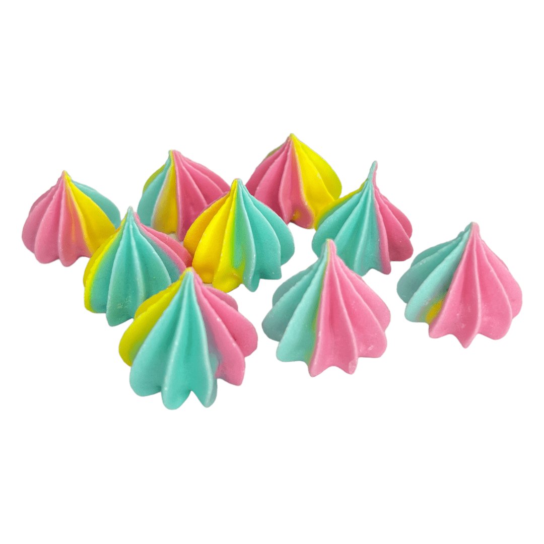 Mini bezy kolorowe miętowe zestaw 9 szt