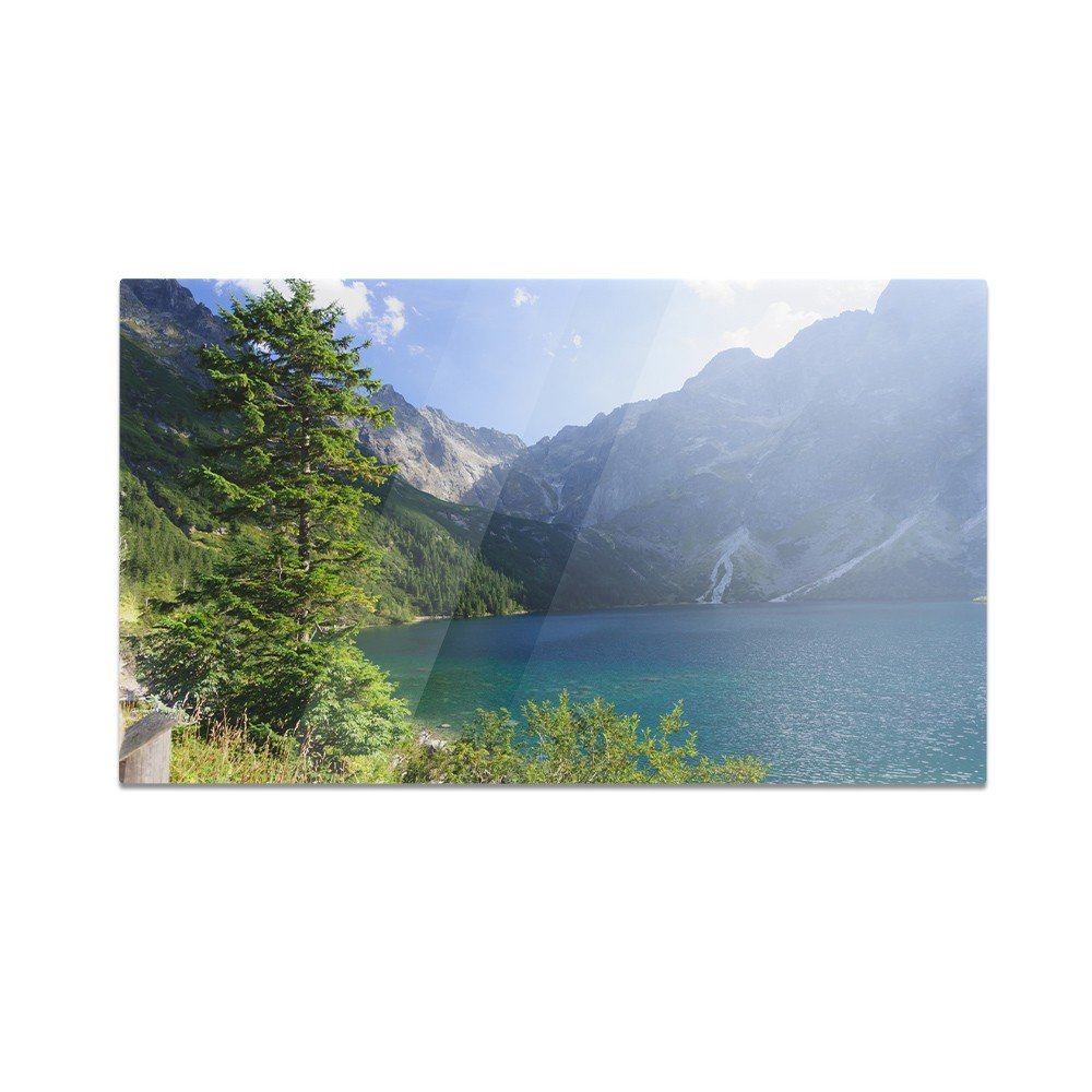 Szklana deska do krojenia HOMEPRINT Morskie Oko, Tatry 60x52 cm