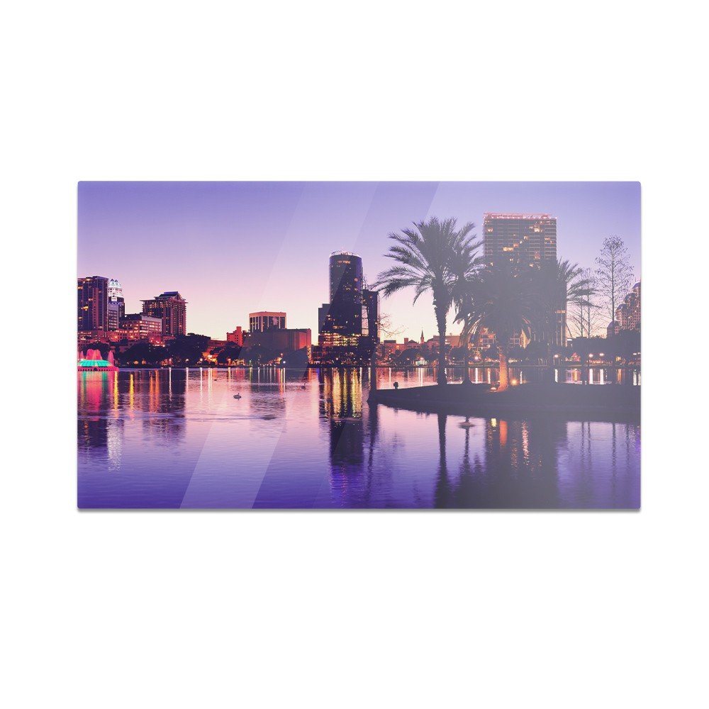 Szklana deska do krojenia HOMEPRINT Panorama miasta Orlando 60x52 cm