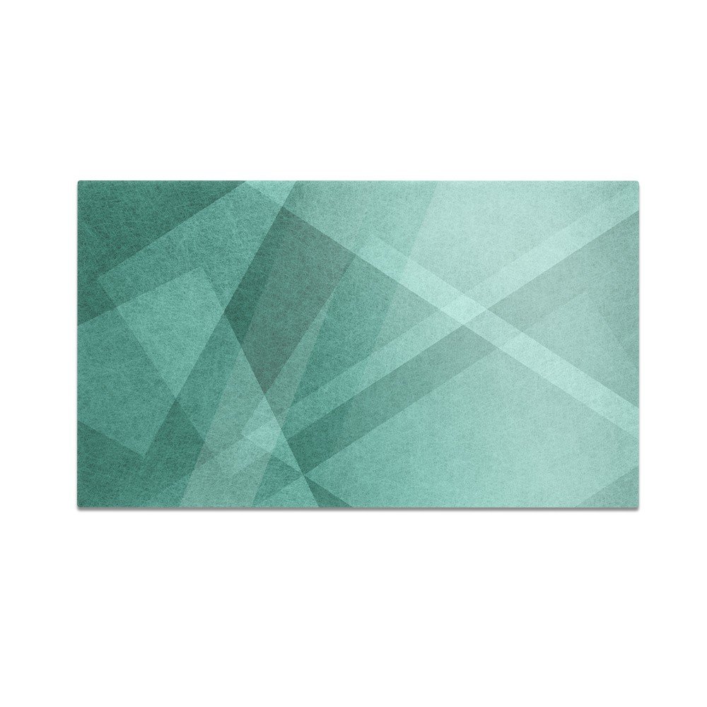 Szklana deska do krojenia HOMEPRINT Zielony wzór geometryczny 60x52 cm