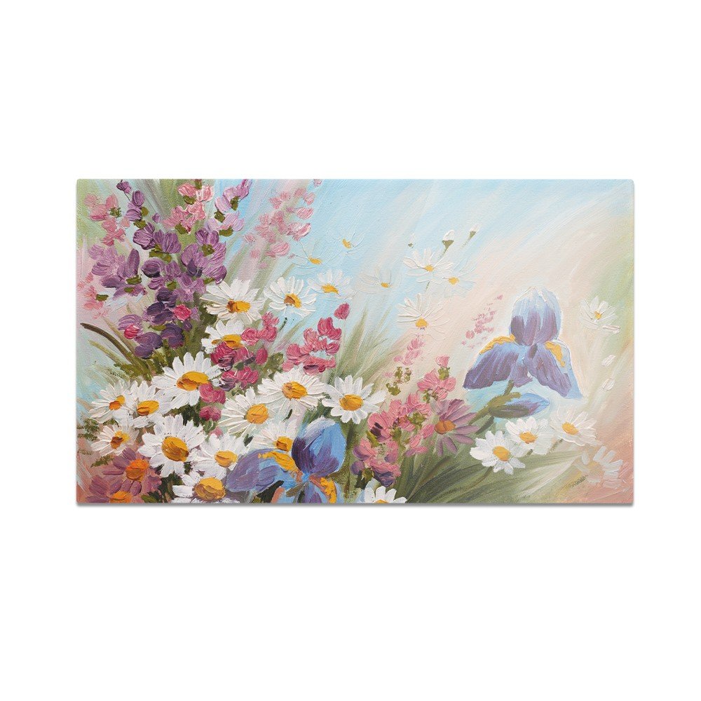 Szklana deska do krojenia HOMEPRINT Kwiecista łąka 60x52 cm