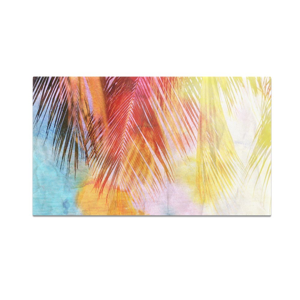 Szklana deska do krojenia HOMEPRINT Kolorowe liście palmy 60x52 cm