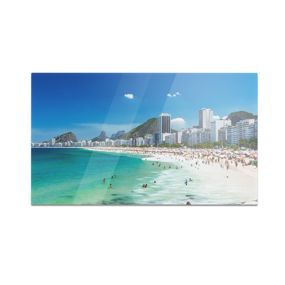 Szklana deska do krojenia HOMEPRINT Plaża Copacabana 60x52 cm