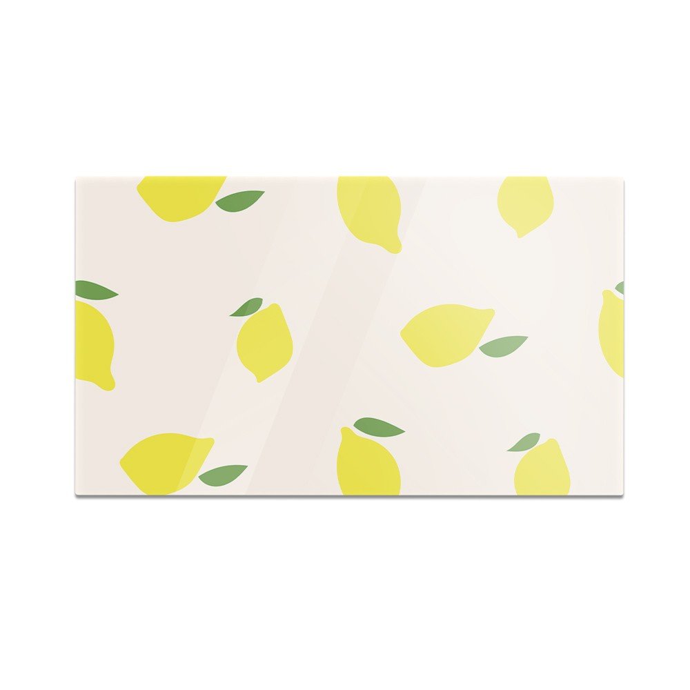 Szklana deska do krojenia HOMEPRINT Wzór z cytrynami 60x52 cm