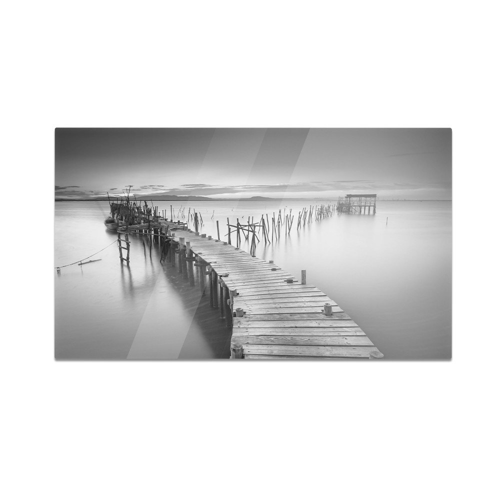 Szklana deska do krojenia HOMEPRINT Spokojne molo 60x52 cm
