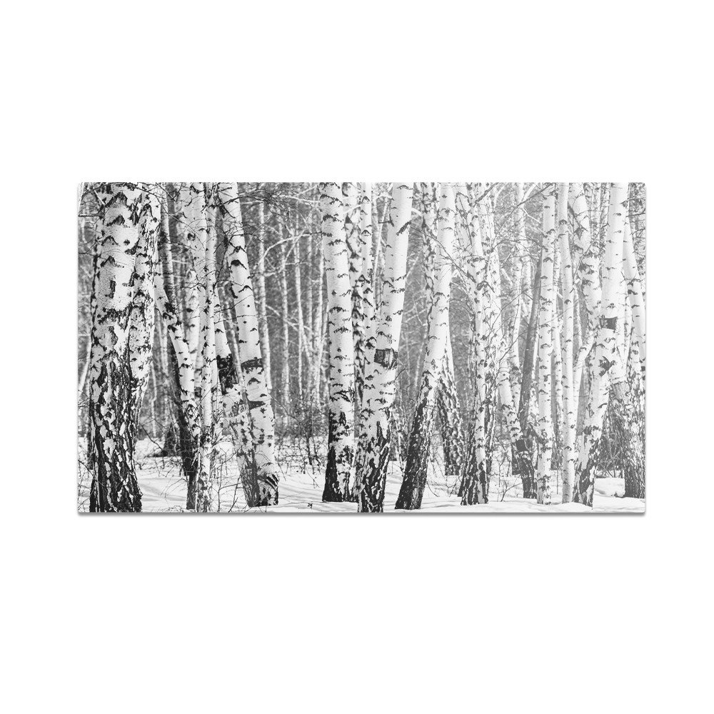 Szklana deska do krojenia HOMEPRINT Brzozowym las 60x52 cm