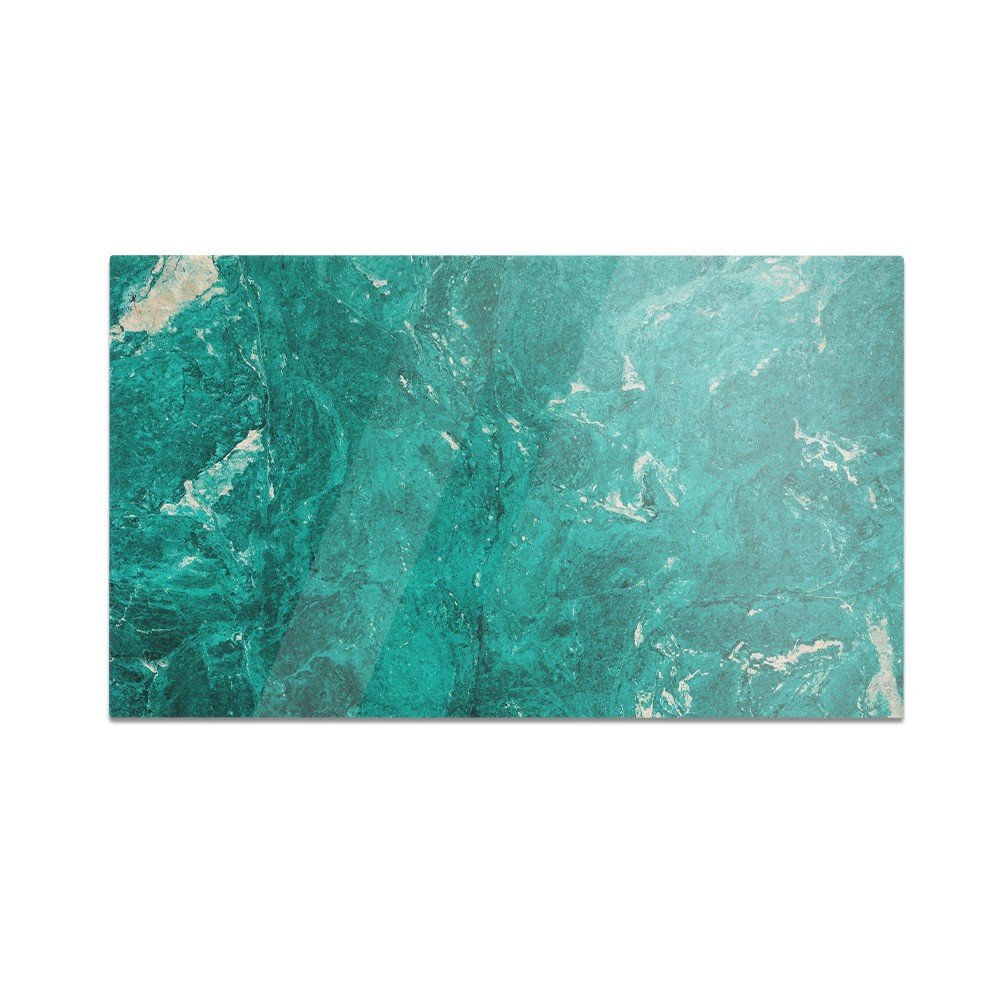 Szklana deska do krojenia HOMEPRINT Zielony jadeitowy marmur 60x52 cm
