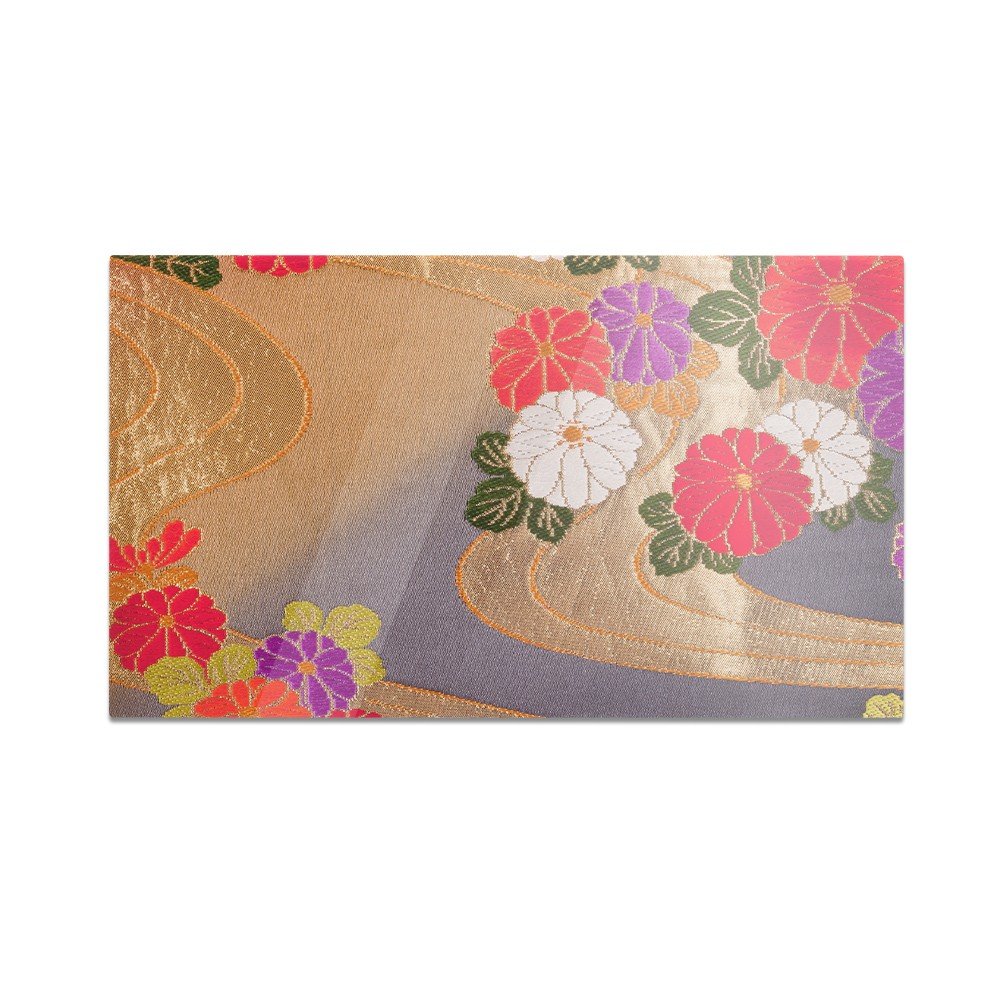 Szklana deska do krojenia HOMEPRINT Haftowane kwiaty 60x52 cm