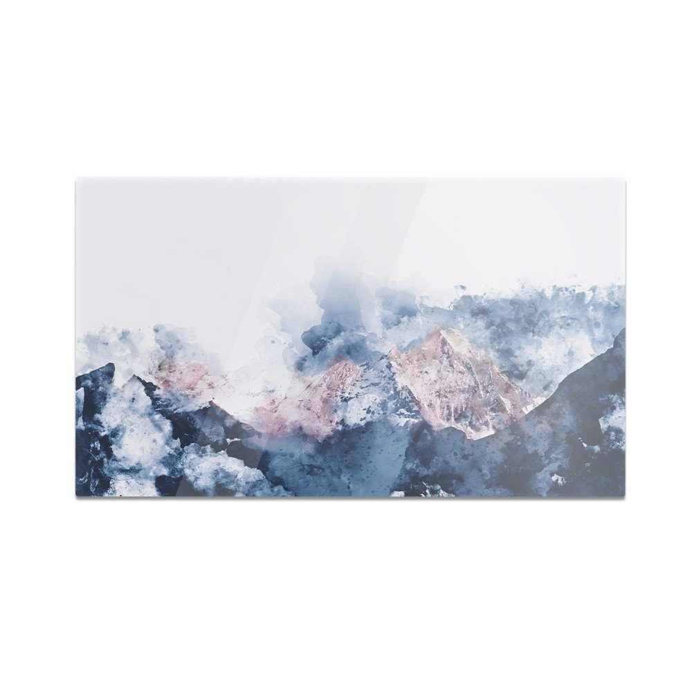 Szklana deska do krojenia HOMEPRINT Abstrakcyjne góry 60x52 cm