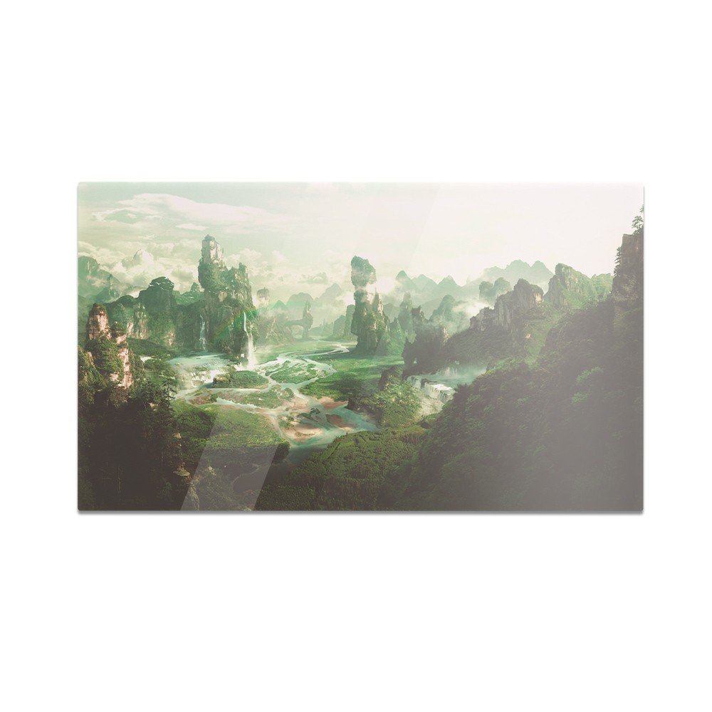 Szklana deska do krojenia HOMEPRINT Las tropikalny 60x52 cm