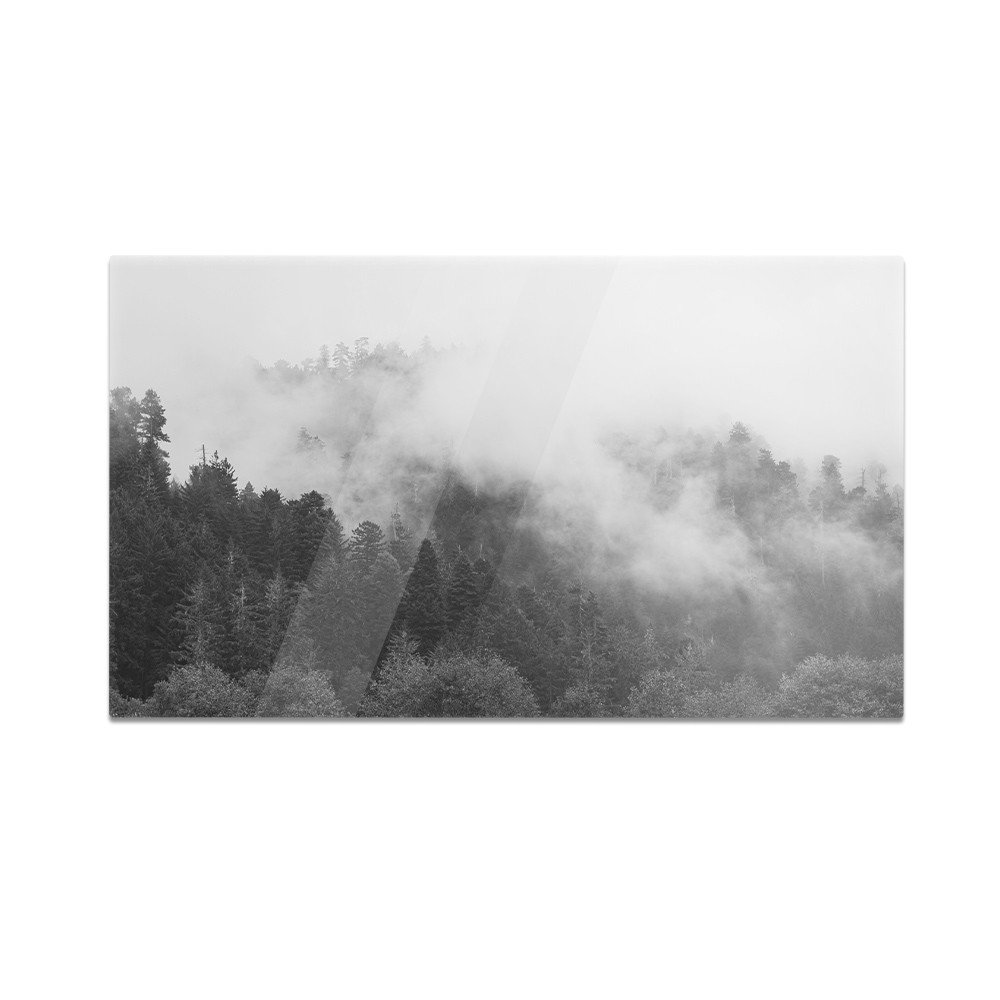 Szklana deska do krojenia HOMEPRINT Mglisty las w Kalifornii 60x52 cm