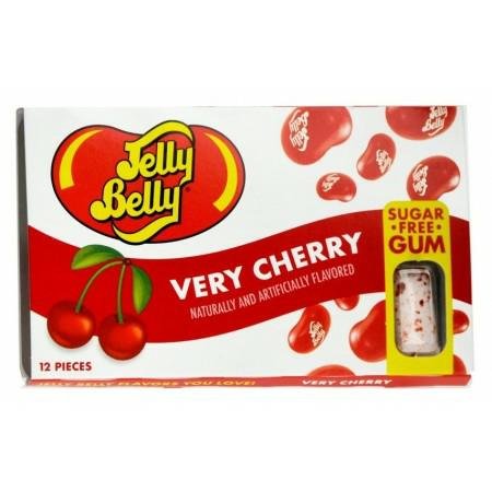 JELLY BELLY VERY CHERRY SUGAR FREE GUM