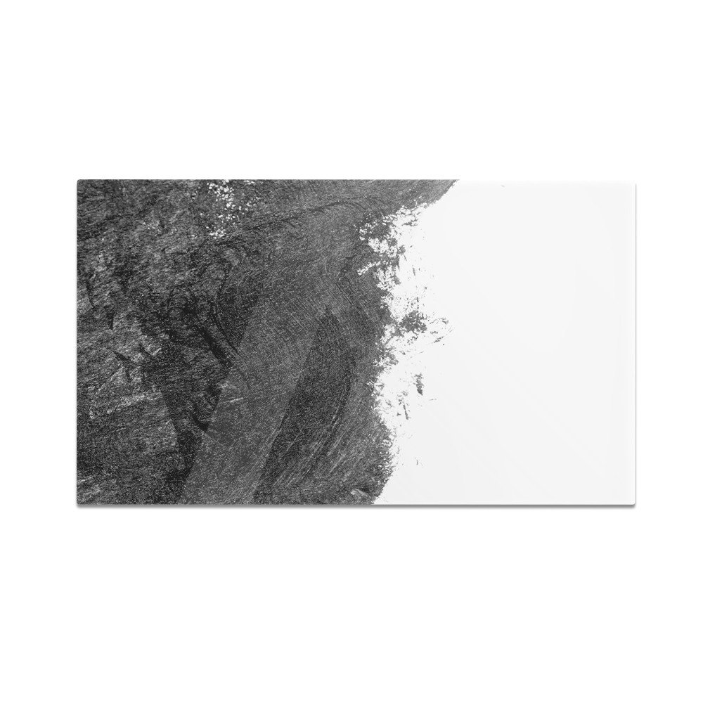 Szklana deska do krojenia HOMEPRINT Rozmazana czarna farba 60x52 cm