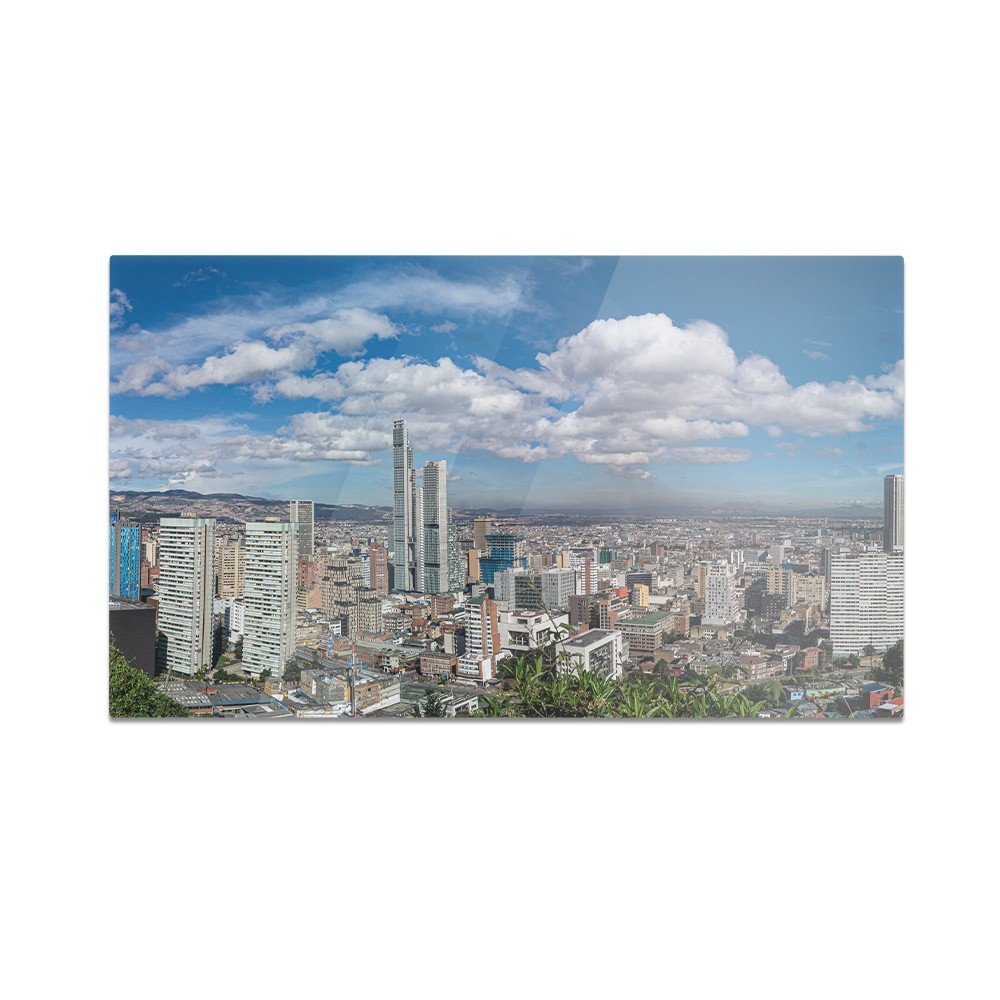 Szklana deska do krojenia HOMEPRINT Panorama miasta z niebem 60x52 cm