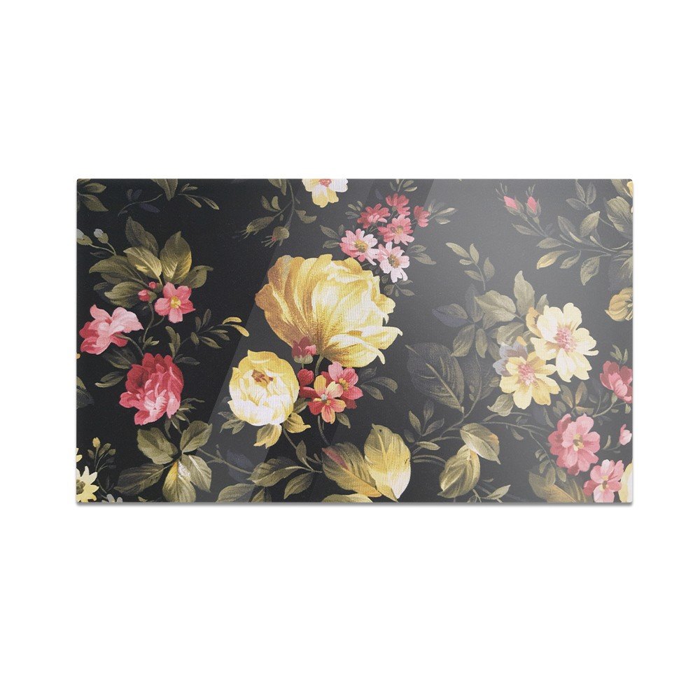 Szklana deska do krojenia HOMEPRINT Wiosenny bukiet kwiatów 60x52 cm