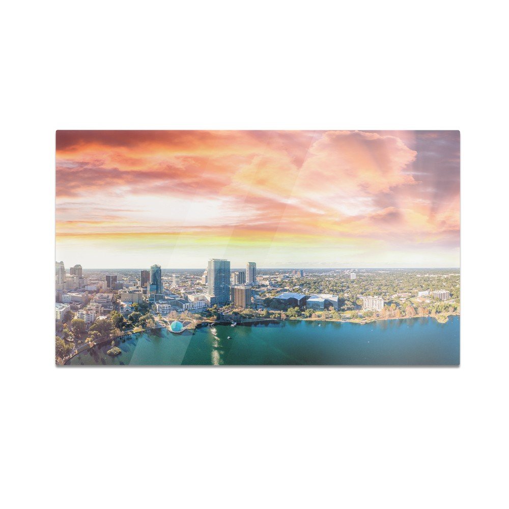 Szklana deska do krojenia HOMEPRINT Widok z na jezioro Eola 60x52 cm
