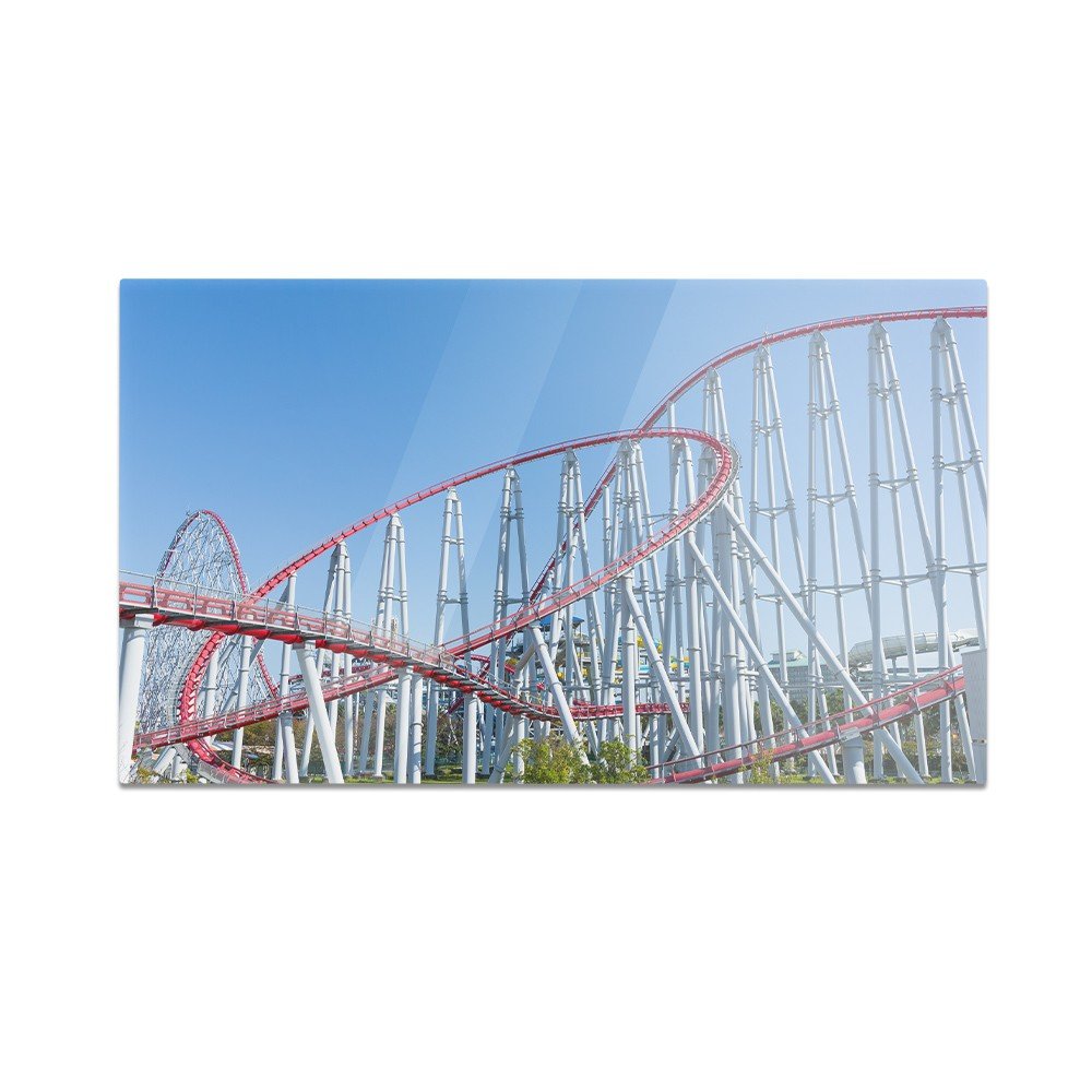 Szklana deska do krojenia HOMEPRINT Park rozrywki 60x52 cm