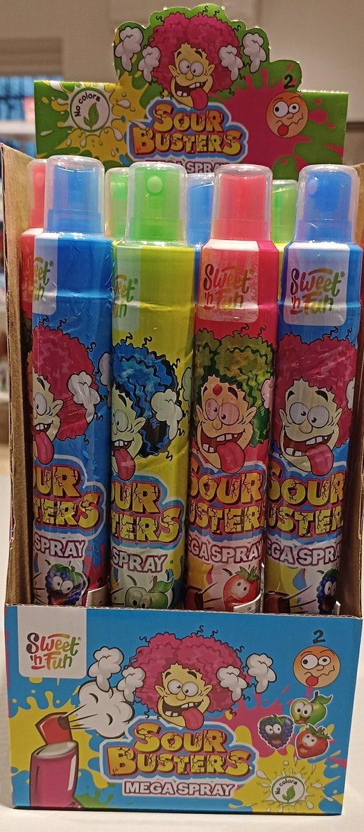 SOUR BUSTERS MEGA SPRAY 102ML 3 SMAKI