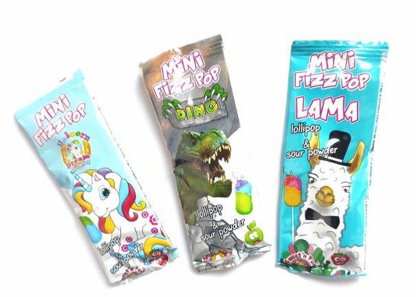 MINI FIZZ POP LIZAK Z KWAŚNYM PUDREM 11G