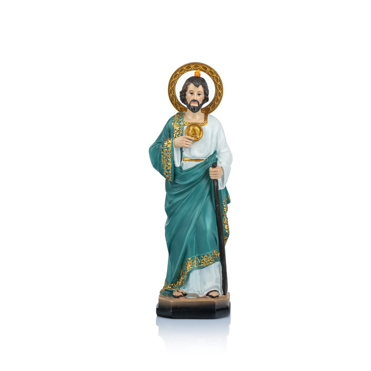 FIGURKA Świętego JUDY TADEUSZA | JUDA TADEUSZ | PATRON SPRAW TRUDNYCH i BEZNADZIEJNYCH  | 21 cm | idealna do kapliczek  do domu | dla Wierzących