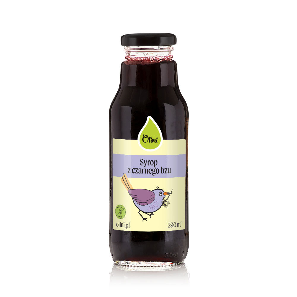 Syrop z czarnego bzu dla dzieci 290 ml Olini