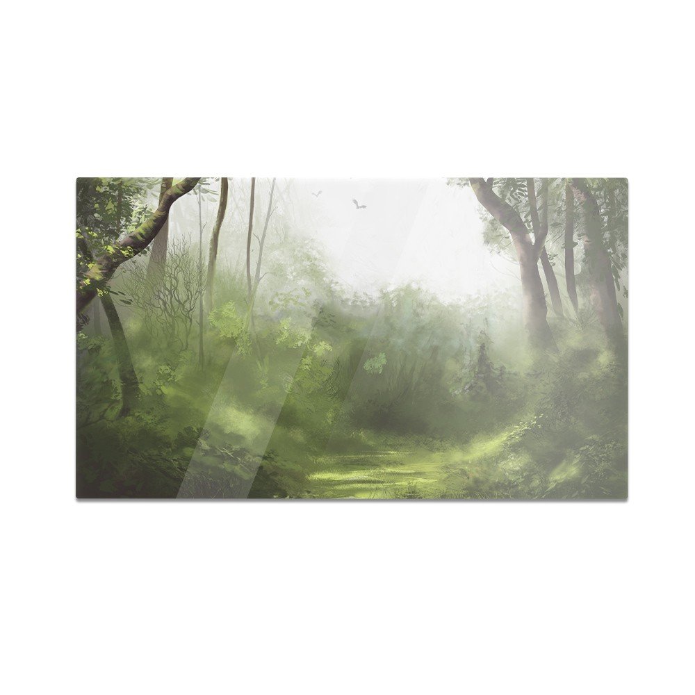 Szklana deska do krojenia HOMEPRINT Pochmurny dzień w lesie 60x52 cm