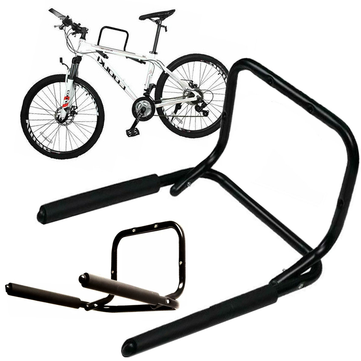 MOCNY WIESZAK ŚCIENNY NA ROWER DO NART DRABIN SNOWBOARDU Składany ROWERÓW  EB448