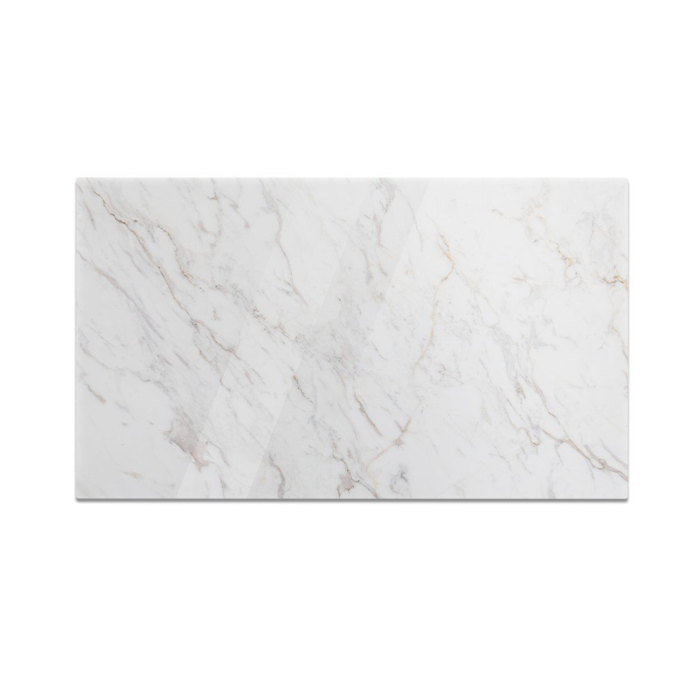 Szklana deska do krojenia HOMEPRINT Biały marmur, dekoracja 60x52 cm