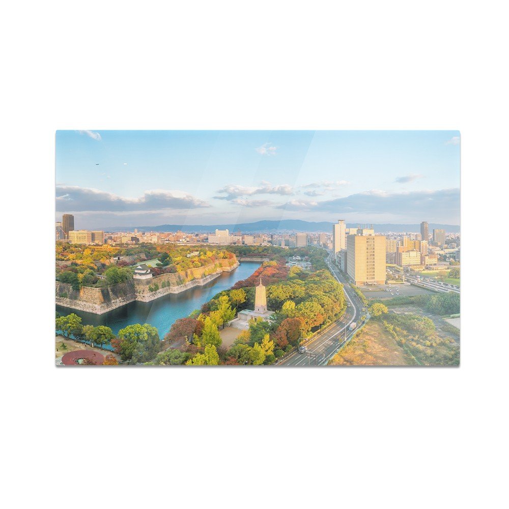 Szklana deska do krojenia HOMEPRINT Miasto Osaka, Japonia 60x52 cm