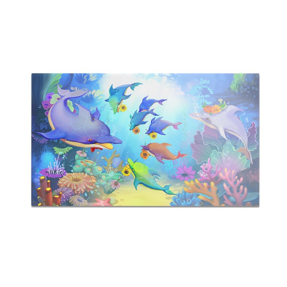 Szklana deska do krojenia HOMEPRINT Podwodny świat 60x52 cm