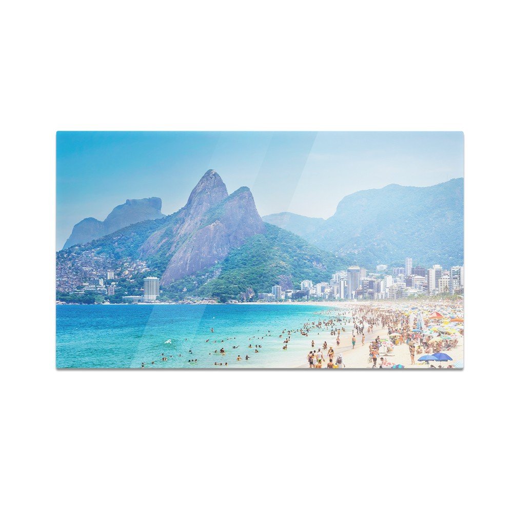 Szklana deska do krojenia HOMEPRINT Plaża w Rio de Janeiro 60x52 cm