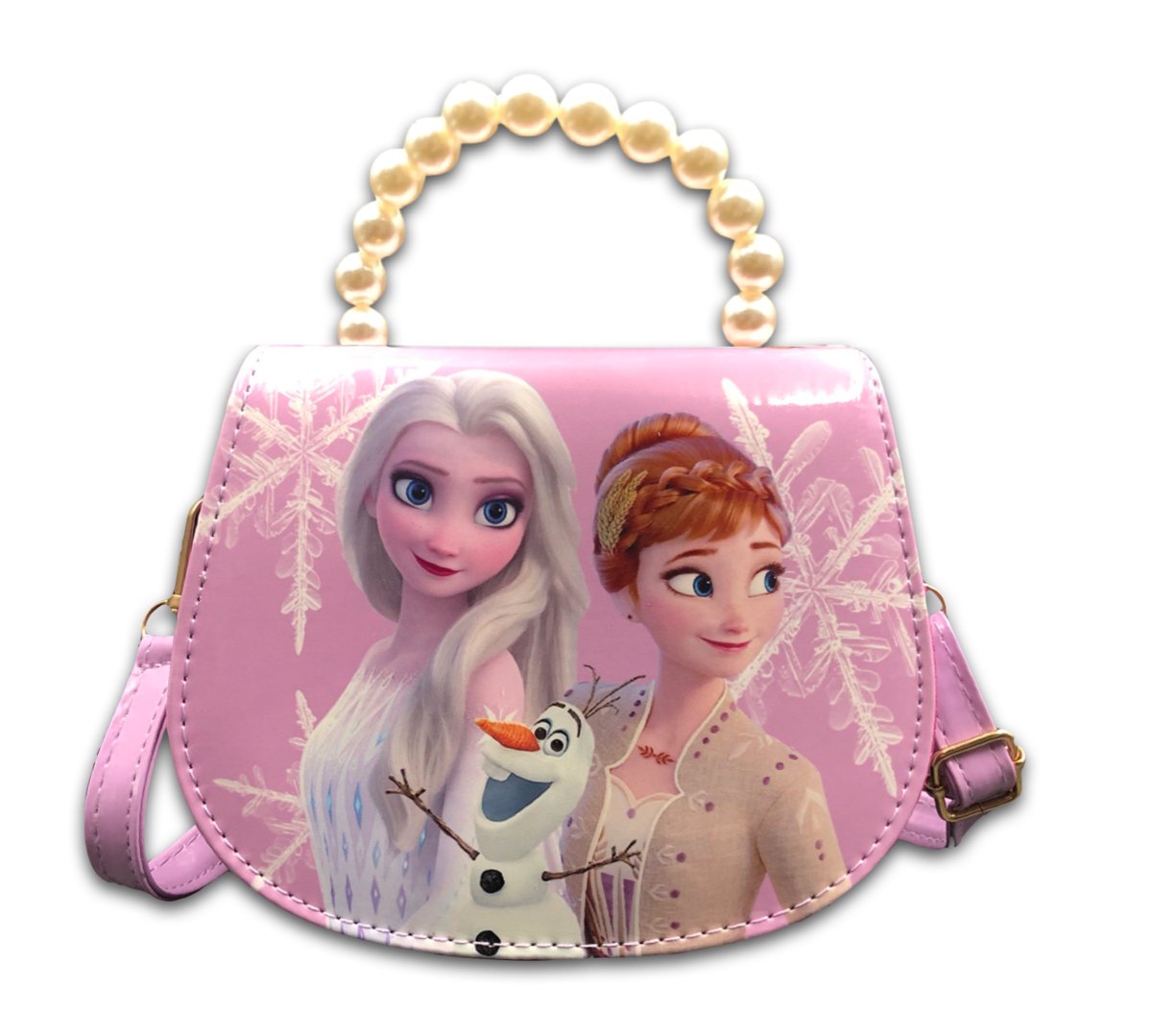 Anna Elsa Olaf Kraina Lodu torebka dla dziewczynki fioletowa FROZEN Disney + pasek