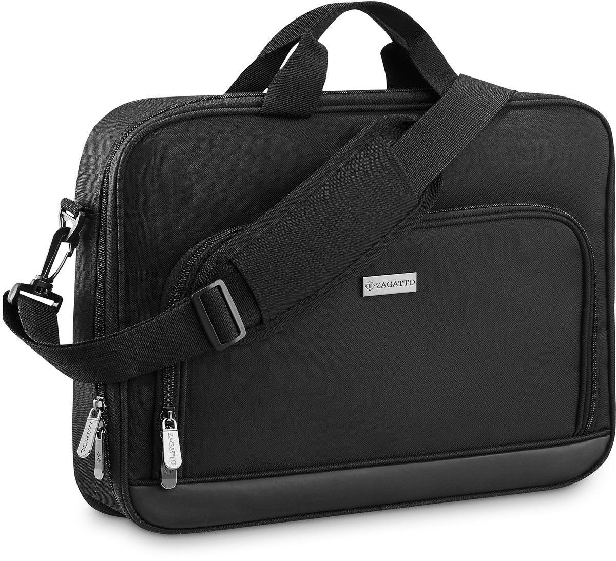 Torba na laptopa 15,6, damska męska torba z paskiem na ramię, etui teczka na ramie, ZG783