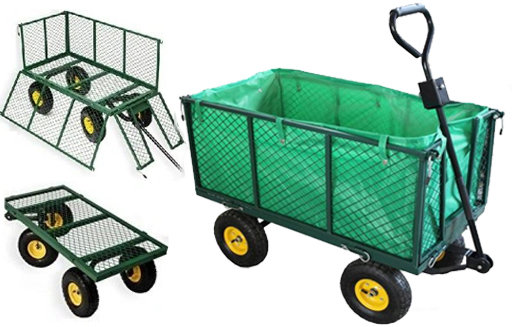 WÓZEK OGRODOWY TRANSPORTOWY PRZYCZEPKA XXXL 450kg
