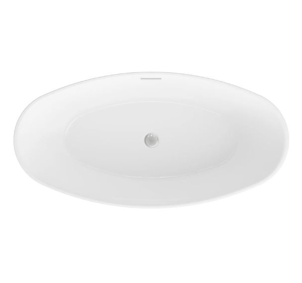 Polimat Mango Wanna wolnostojąca 150x75 cm popiel 00521