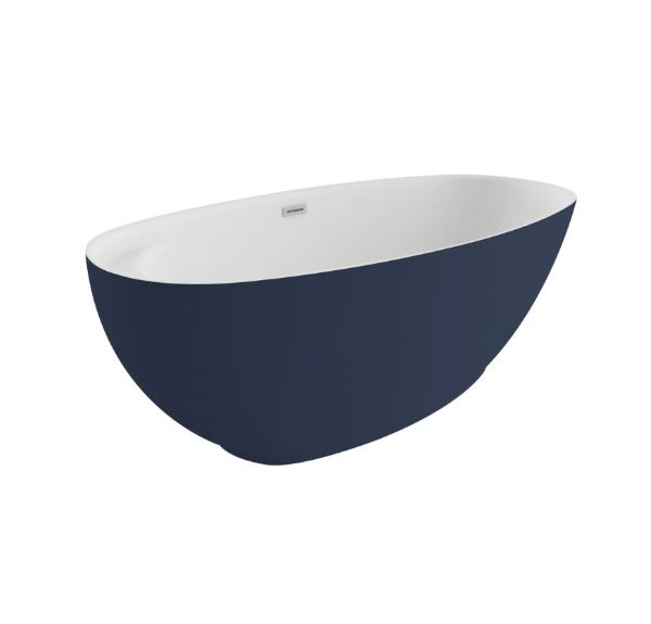 Polimat Kivi Wanna wolnostojąca 165x75 cm granatowa 00398 - odbiór osobisty: Kraków, Warszawa